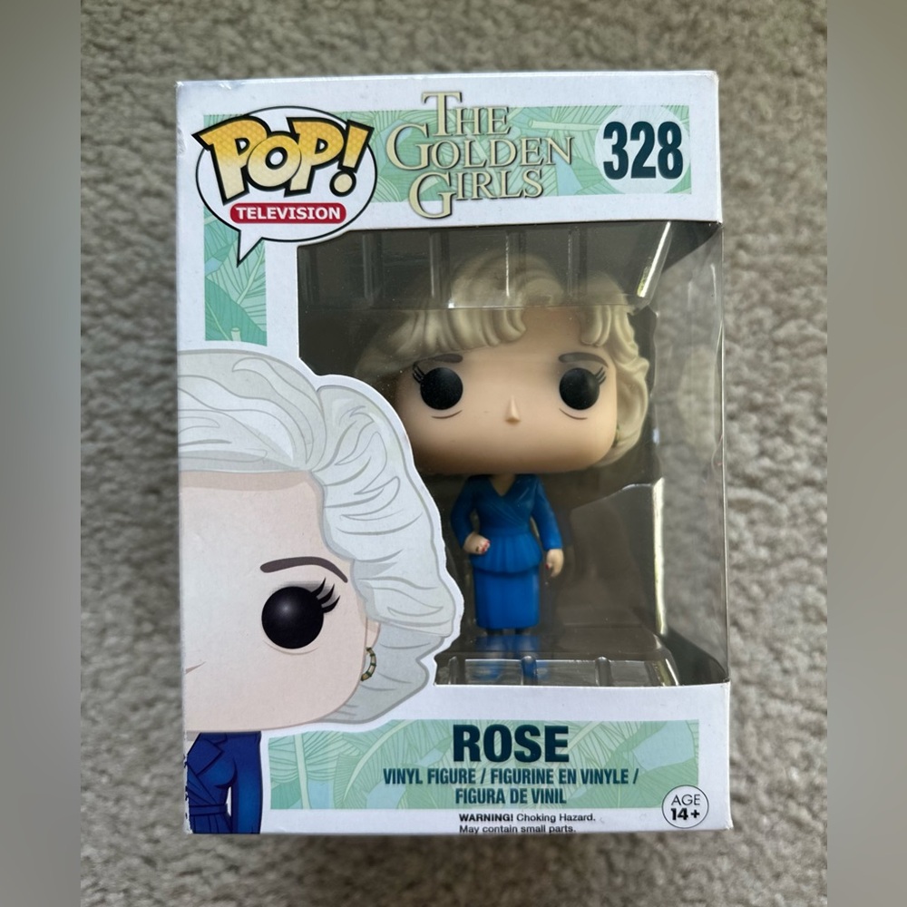 Funko Pop! TV: Golden Girls - Rose Nylund #328 Vinyl Figure NIB